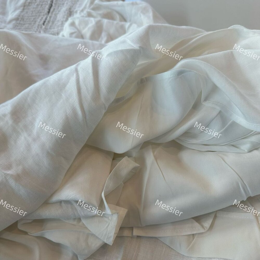 Reformation Balia Linen Dress in White - Picture 10 of 11